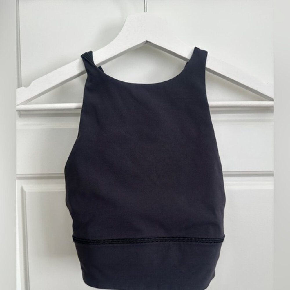 lululemon athletica Black High Neck Energy Sports Bra - Picture 2 of 4